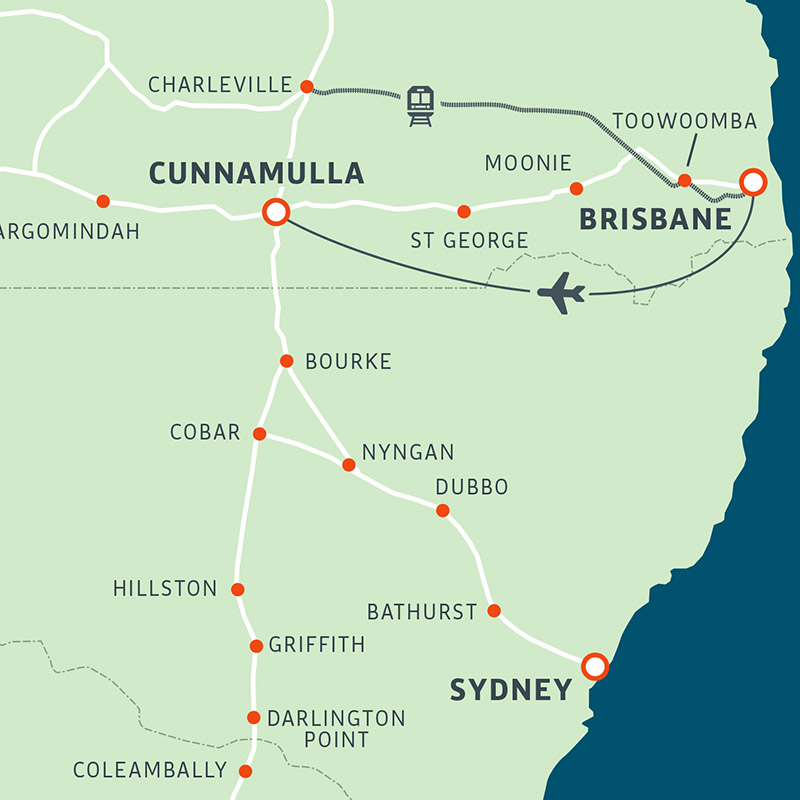 How to get to Cunnamulla