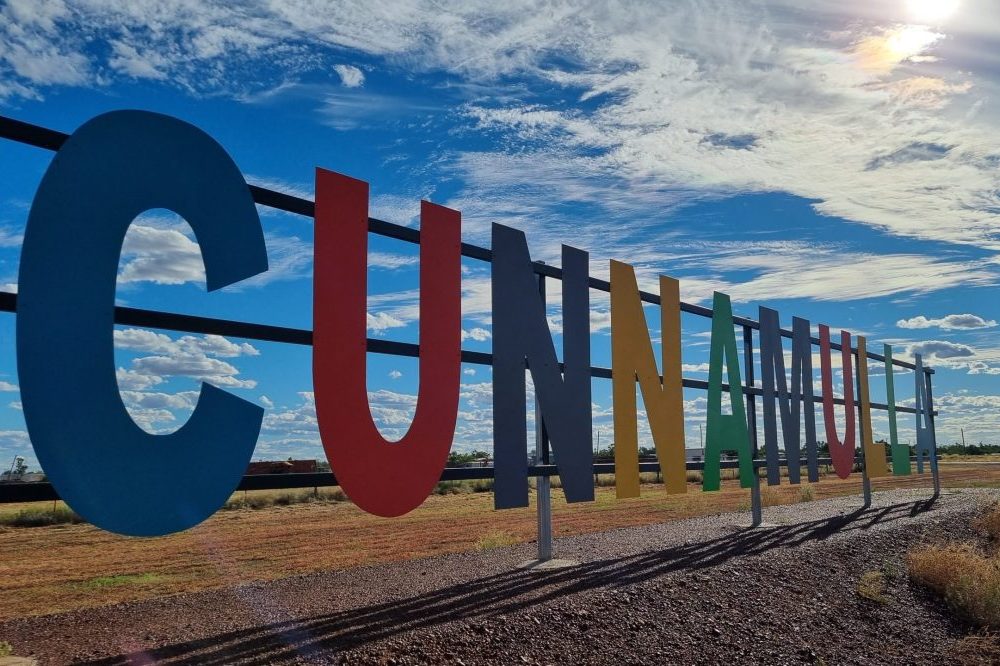 Cunnamulla Hollywood Sign