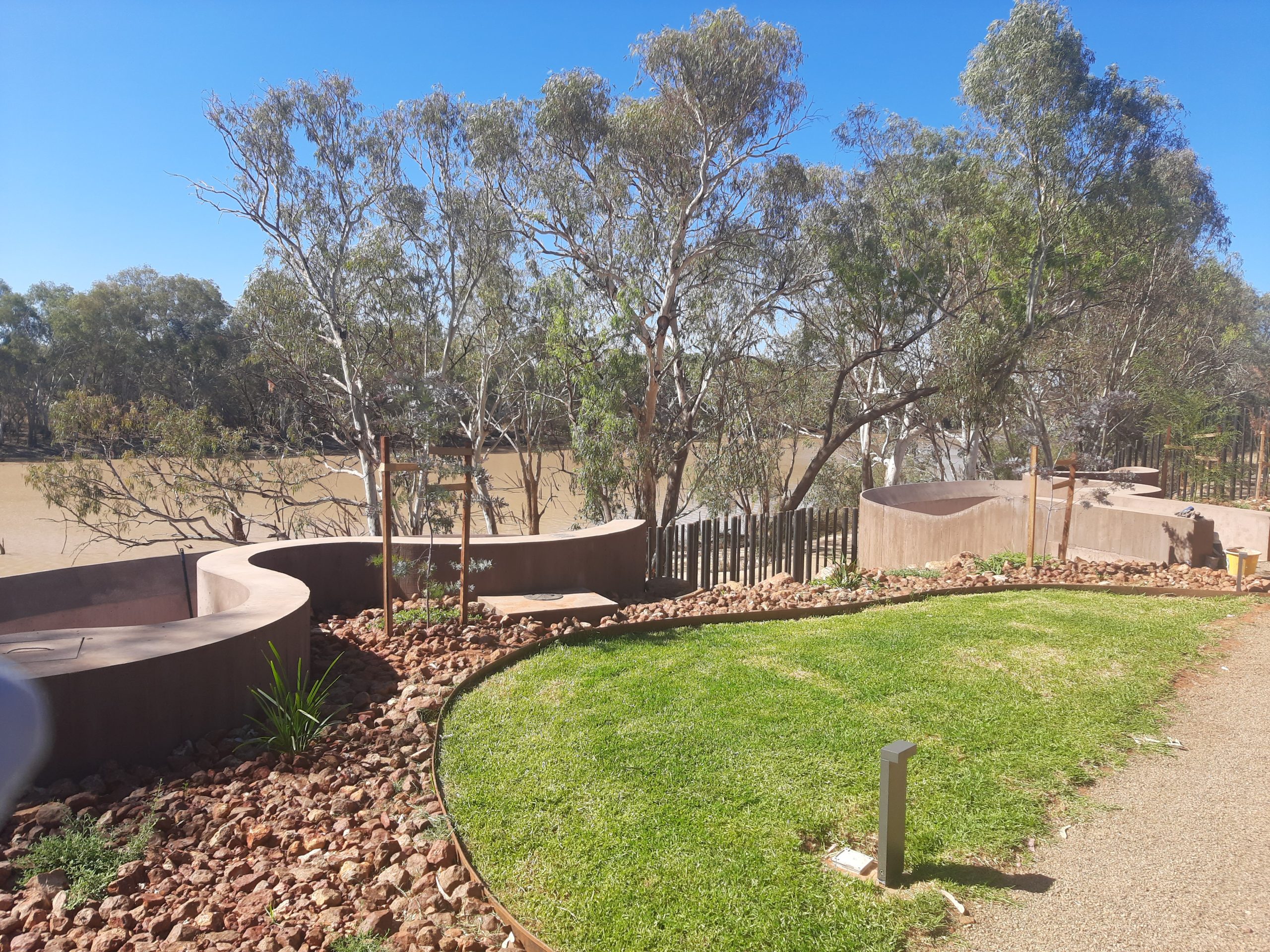 Cunnamulla Hot Springs Pools Under Construction Cunnamulla Hot Springs