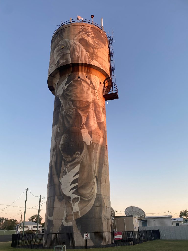 Cunnamulla Water Tower Art