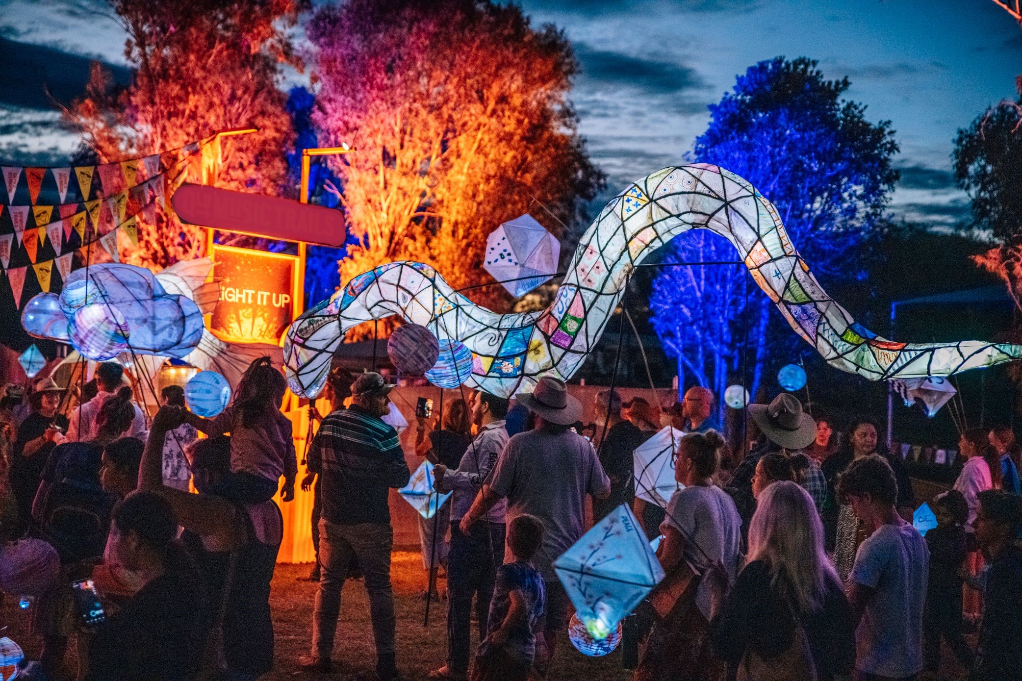 Outback River Lights Festival Lantern Parade OBRL Lantern Parade