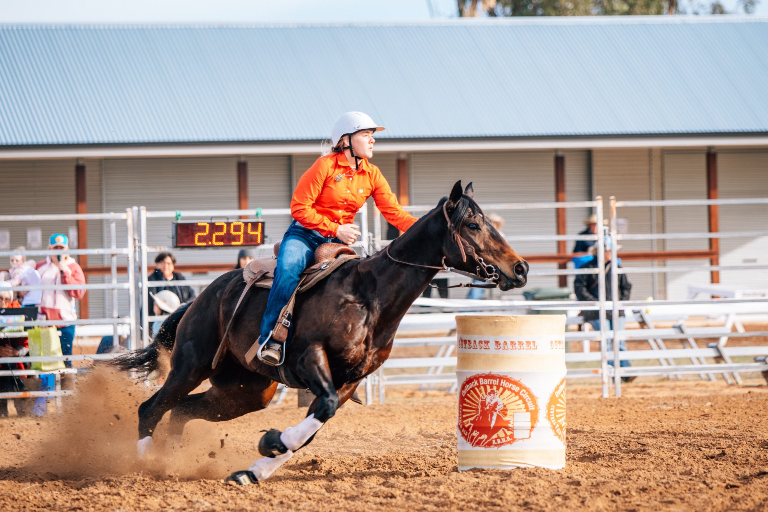 Barrel Racing Barrel Racing Cunnamulla Fella Roundup