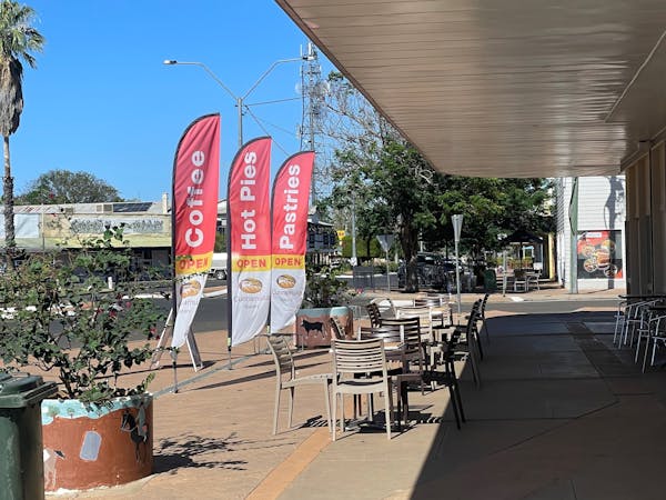 Your pets are welcome at Cunnamulla Bakery
