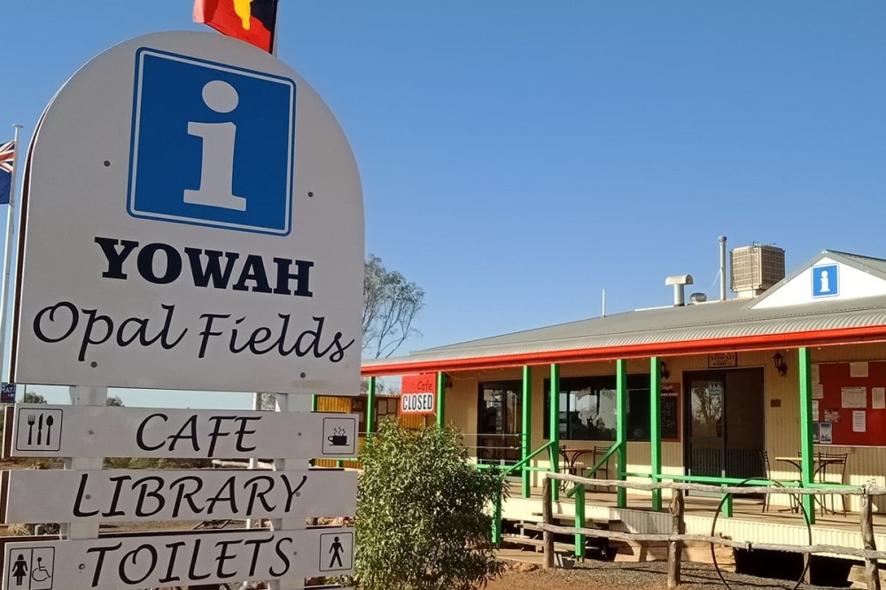 Grab a bite to eat in Yowah
