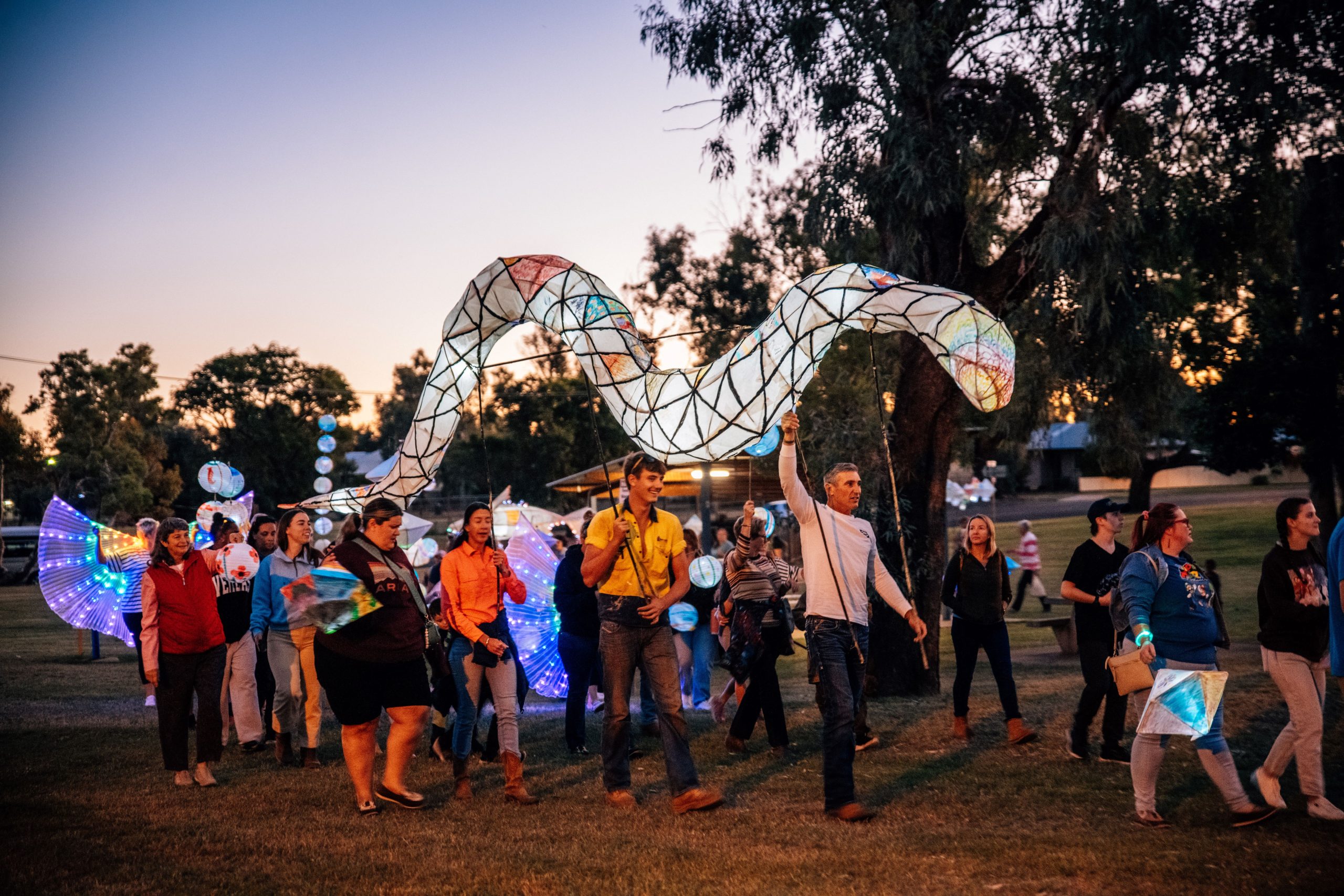 Begin your tourism adventure with the Outback River Lights Festival