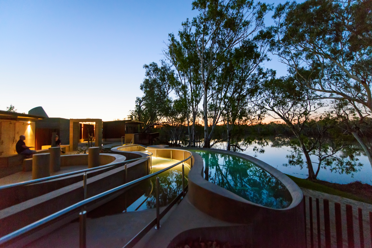 Pools Under Construction Cunnamulla Hot Springs